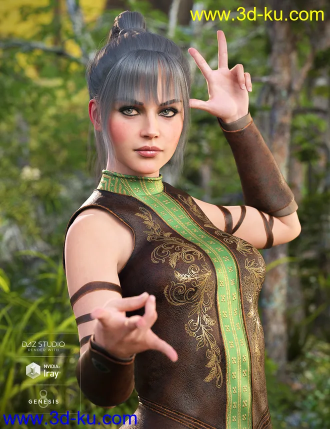 Mage Apprentice For Genesis 8 Female(s)模型的图片5
