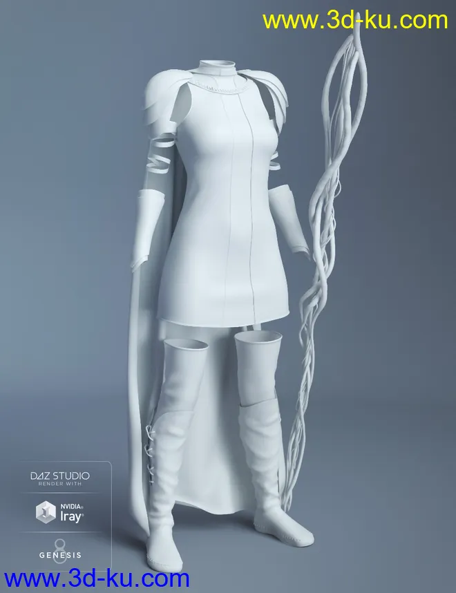 Mage Apprentice For Genesis 8 Female(s)模型的图片7
