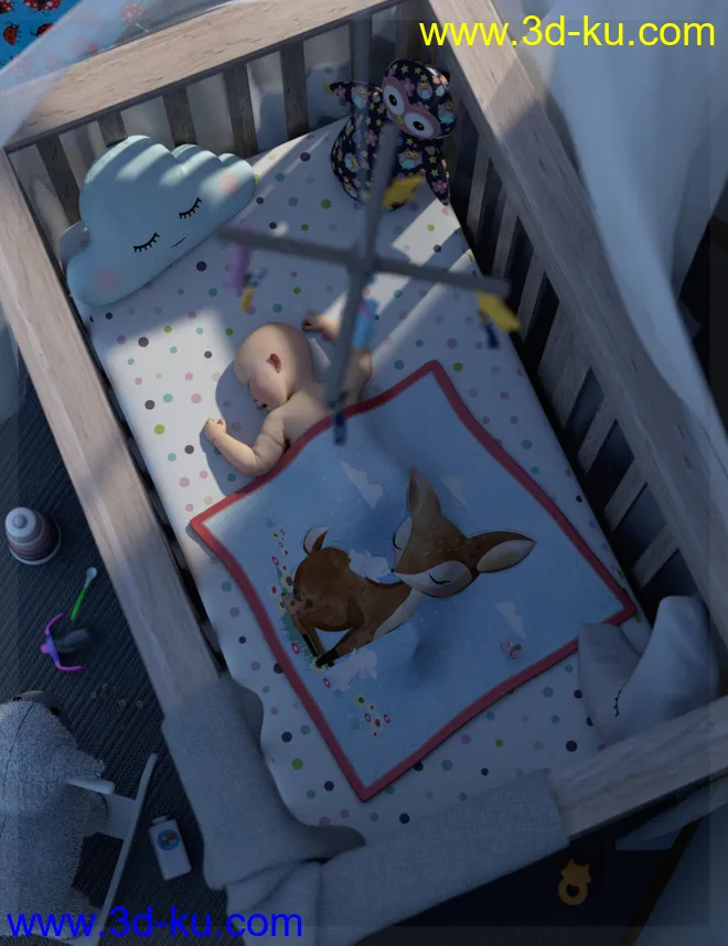 Make Me Itsy Bitsy Baby Props and Shaders模型的图片1