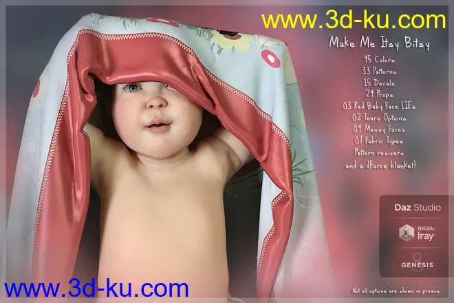 Make Me Itsy Bitsy Baby Props and Shaders模型的图片2