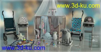 3D打印模型Make Me Itsy Bitsy Baby Props and Shaders的图片