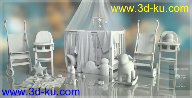 Make Me Itsy Bitsy Baby Props and Shaders模型的图片4