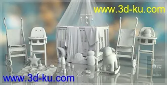 3D打印模型Make Me Itsy Bitsy Baby Props and Shaders的图片