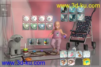 3D打印模型Make Me Itsy Bitsy Baby Props and Shaders的图片