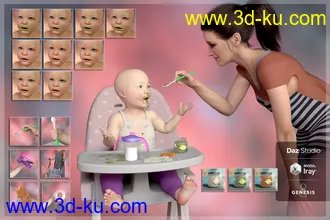 3D打印模型Make Me Itsy Bitsy Baby Props and Shaders的图片
