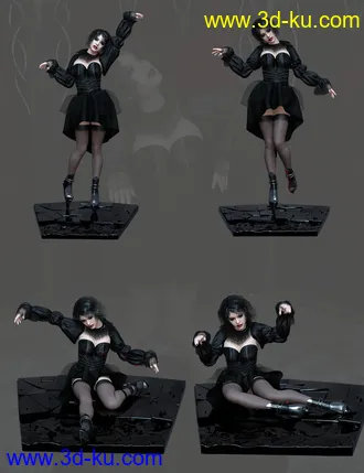 3D打印模型Marionette Poses for Genesis 8 Female的图片