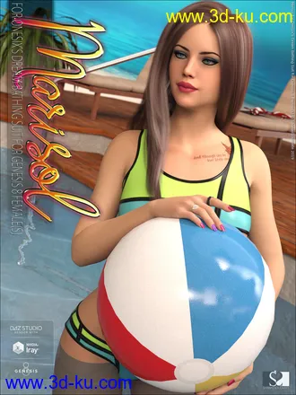 3D打印模型Marisol for Dream Bathing Suit for Genesis 8 Females的图片