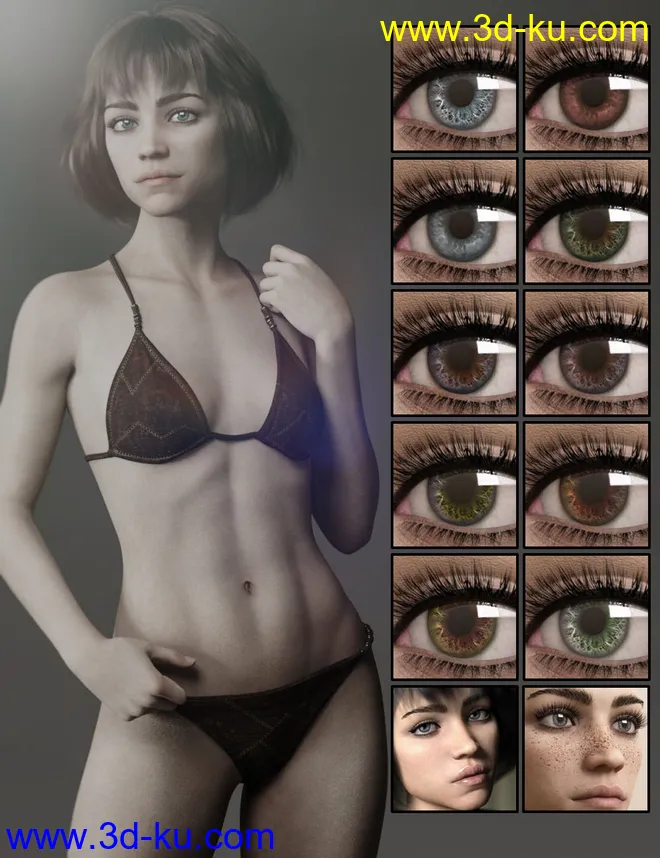McKenna HD - Genesis 8 Female模型的图片12