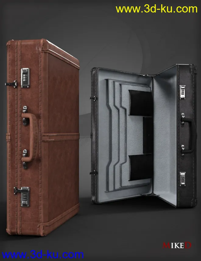 MD Briefcase for Genesis 8 Male(s) and Female(s)模型的图片1