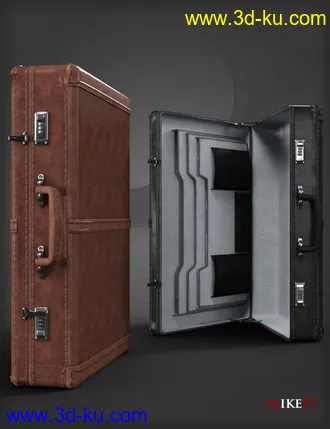 3D打印模型MD Briefcase for Genesis 8 Male(s) and Female(s)的图片