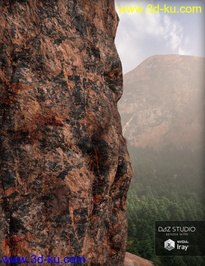 MDCH Granite Climbing Rock模型的图片2
