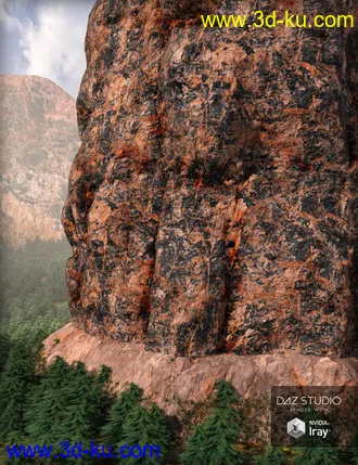 3D打印模型MDCH Granite Climbing Rock的图片