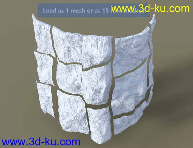 MDCH Granite Climbing Rock模型的图片16
