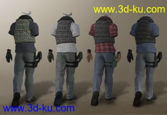 3D打印模型Mercenary Outfit Textures的图片