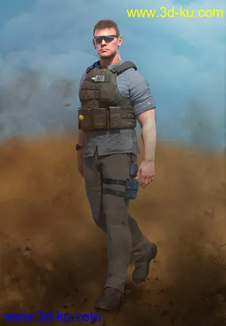 3D打印模型Mercenary Outfit Textures的图片
