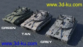 3D打印模型Merkava Tank的图片