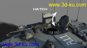3D打印模型Merkava Tank的图片