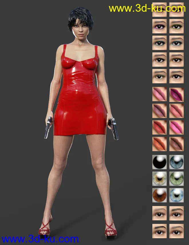 Miah HD for Genesis 8 Female模型的图片7