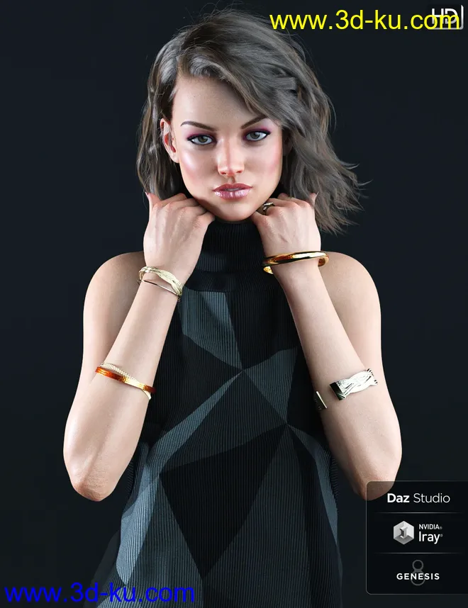 Michelle HD for Genesis 8 Female模型的图片1