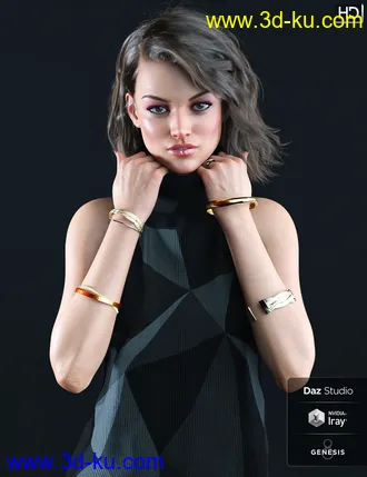 3D打印模型Michelle HD for Genesis 8 Female的图片