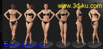 3D打印模型Michelle HD for Genesis 8 Female的图片