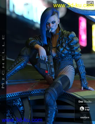 3D打印模型Michelle HD for Genesis 8 Female的图片
