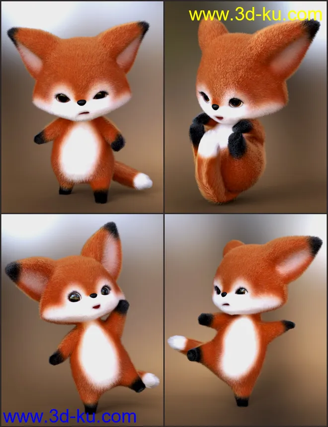 Mighty Scamp Poses for Scamp the Fox模型的图片5
