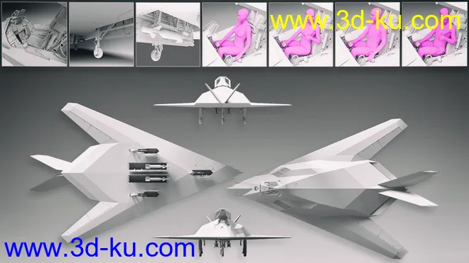 Military Aircraft 117模型的图片6