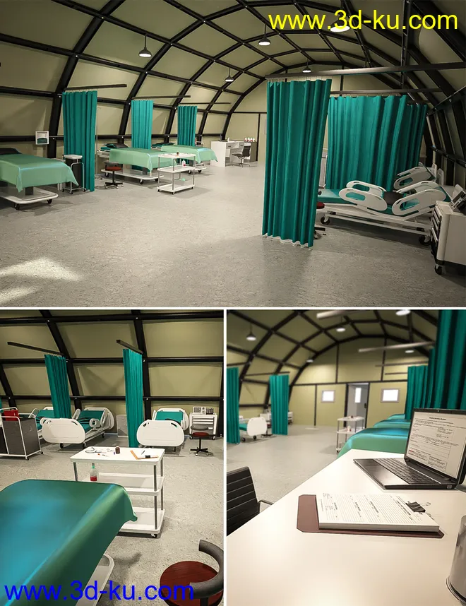 Military Camp Infirmary模型的图片1