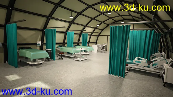 Military Camp Infirmary模型的图片2