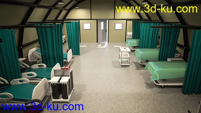 Military Camp Infirmary模型的图片3