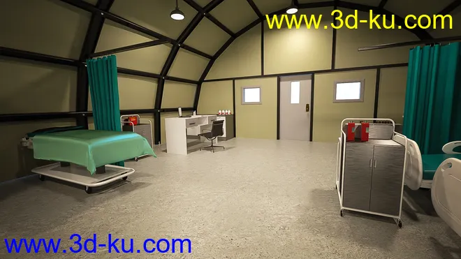 Military Camp Infirmary模型的图片7