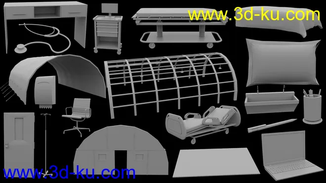 Military Camp Infirmary模型的图片8