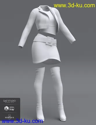 3D打印模型Millennia Outfit for Genesis 8 Female(s)的图片