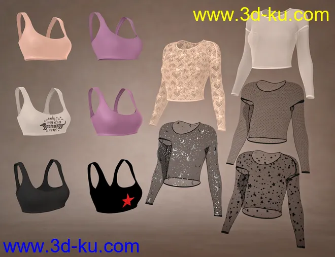 Millennia Outfit Textures模型的图片8