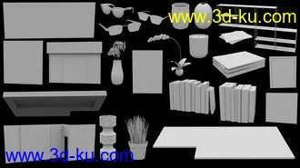 3D打印模型Millennial Living and Dining Room的图片
