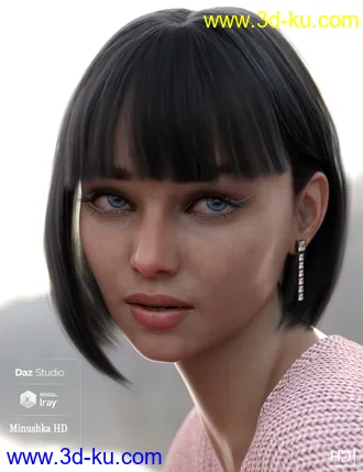 Minushka HD For Genesis 8 Female模型的图片1