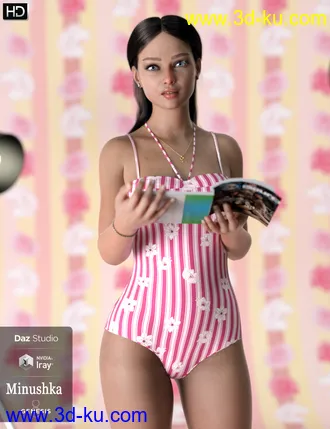 Minushka HD For Genesis 8 Female模型的图片3