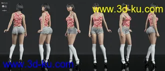 3D打印模型Minushka HD For Genesis 8 Female的图片