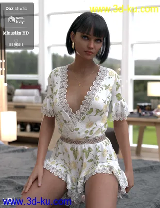 3D打印模型Minushka HD For Genesis 8 Female的图片