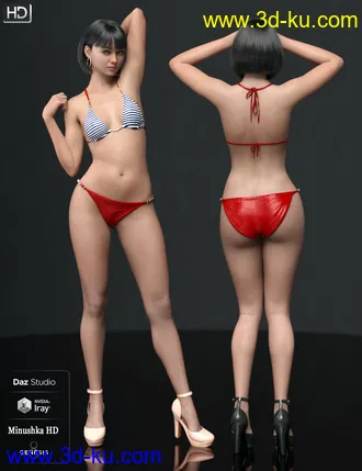 Minushka HD For Genesis 8 Female模型的图片20