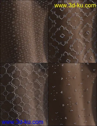 3D打印模型MMX Metallic Lace Shaders for Iray的图片