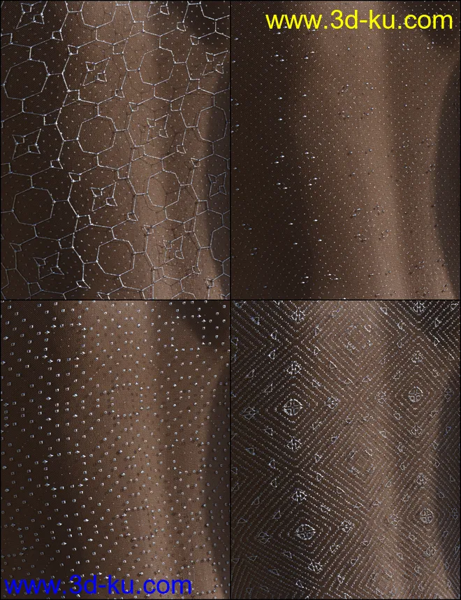 MMX Metallic Lace Shaders for Iray模型的图片8