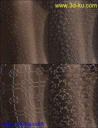 3D打印模型MMX Metallic Lace Shaders for Iray的图片