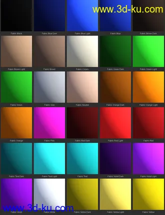 3D打印模型MMX Metallic Lace Shaders for Iray的图片