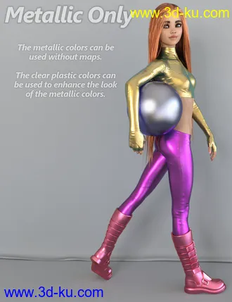 3D打印模型MMX Metallic Plastic Patterns for Iray的图片