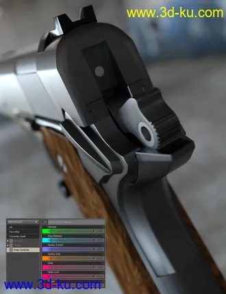 3D打印模型MMX-45ACP Pistol with Accessories的图片