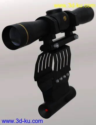 3D打印模型MMX-45ACP Pistol with Accessories的图片