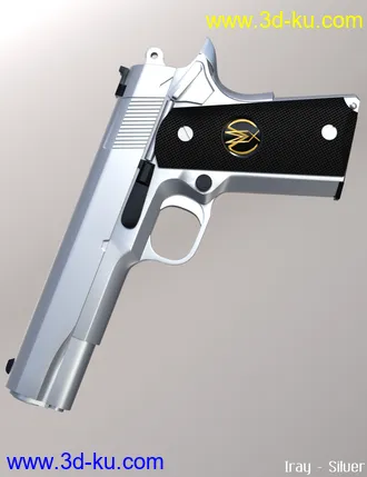 MMX-45ACP Pistol with Accessories模型的图片15