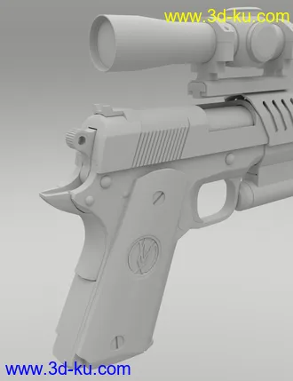 MMX-45ACP Pistol with Accessories模型的图片30